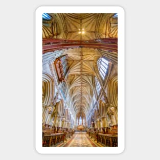 Lichfield Cathedral Interior Sticker